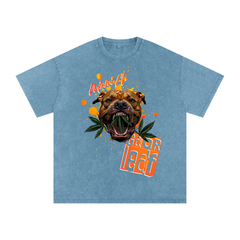 Miami FL Bully Acid Wash Oversize Street Wear Tee
