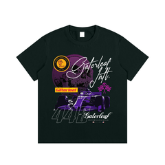 F1 Racing Skull T-Shirt Essential Cotton Street Wear Tee