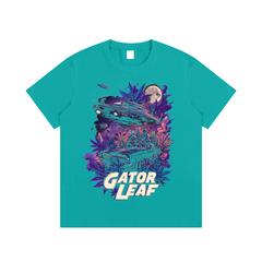 Weed UFO T-Shirt Essential Cotton Street Wear Tee