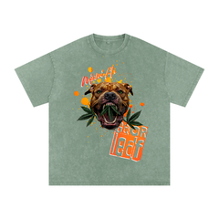 Miami FL Bully Acid Wash Oversize Street Wear Tee