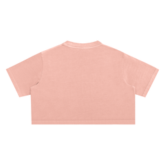 Crop Top Snow Washed Festival Cotton Street Wear Shirt