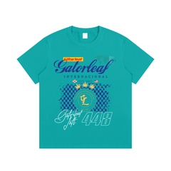 Internacional Race Flag T-Shirt Essential Cotton Street Wear Tee