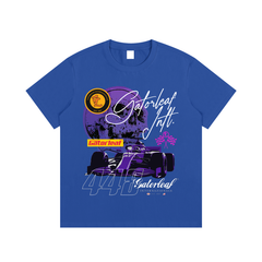 F1 Racing Skull T-Shirt Essential Cotton Street Wear Tee