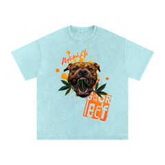 Miami FL Bully Acid Wash Oversize Street Wear Tee